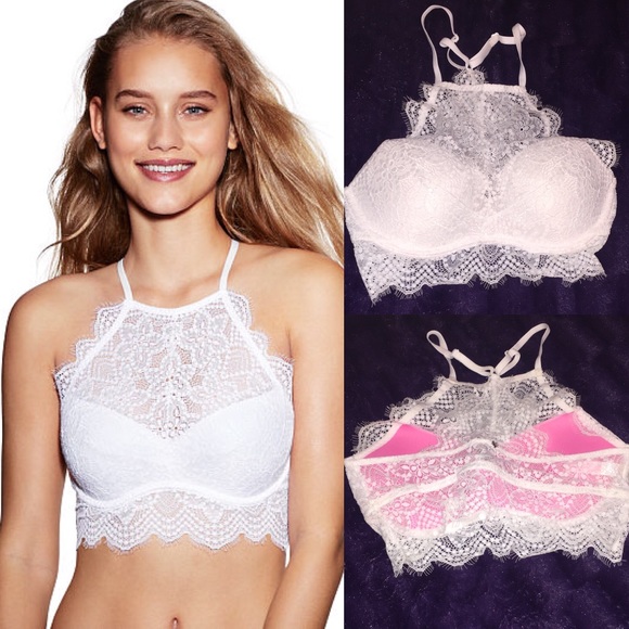 PINK Victoria's Secret Other - 🆕VS Pink White Eyelash Lace bralette! NWOT